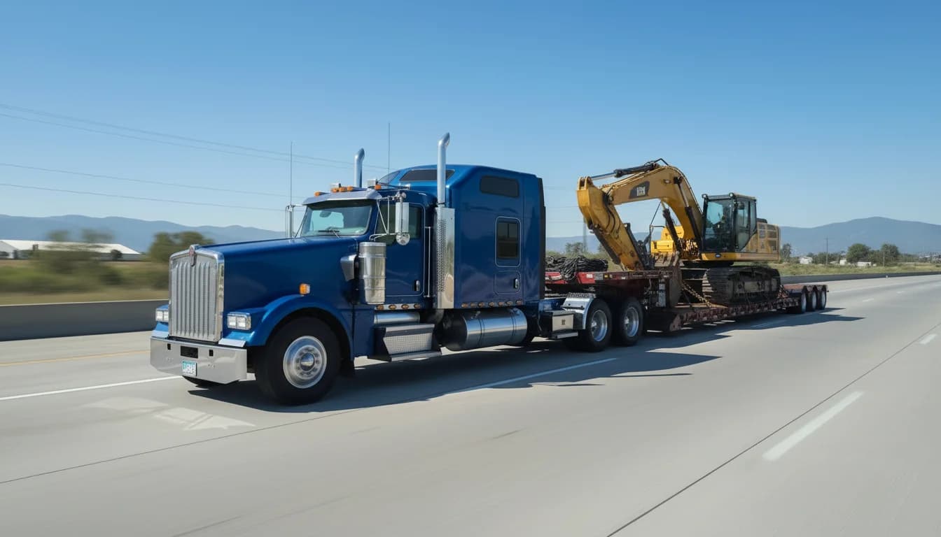 RGN / Lowboy truck dispatch